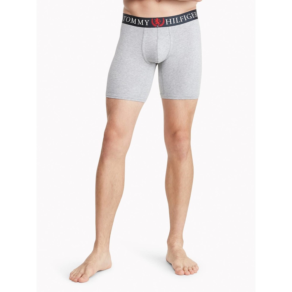 Men's Tommy Hilfiger Authentic Boxer Brief Single Underwear 09T4067 Gray S